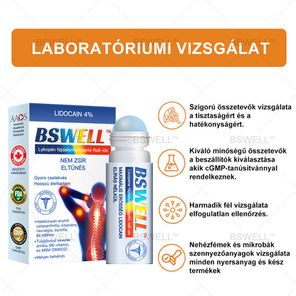 (🎁2025-ös Újévi Akció🎁 66% Kedvezmény🎁)Lidocain Fájdalomcsillapító Roll-On Gélt - (csökkenti az ízületi duzzanatot, fájdalmat, merevséget, bőrpírt, melegséget, fájdalmat és ízületi fáradtságot )